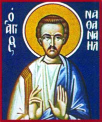 St Nathanaël, Apôtre